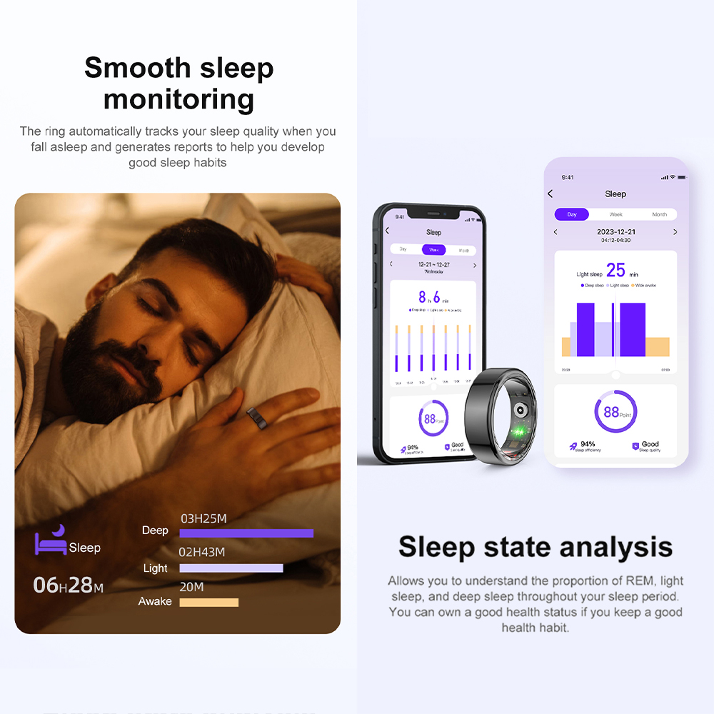 [2024 ] COLMI R02 Smart Ring M - Health Monitors recension och pris