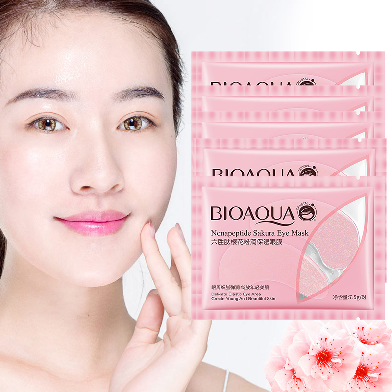 10Pcs=5Pairs Nonapeptide Sakur - Collagen Under Eye Patches recension och pris