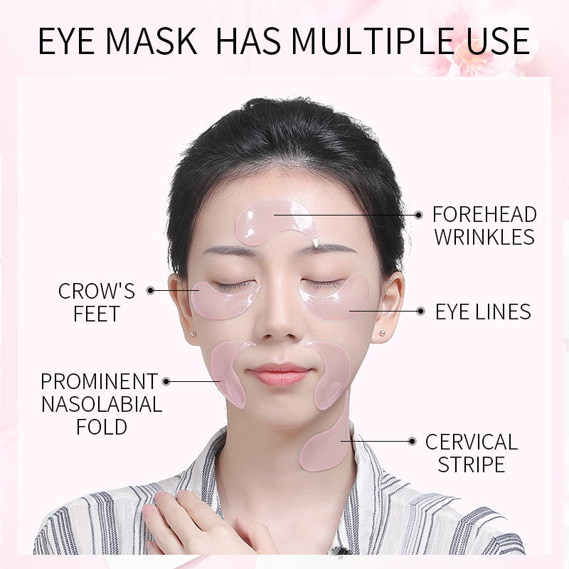 10Pcs=5Pairs Nonapeptide Sakur - Collagen Under Eye Patches recension och pris