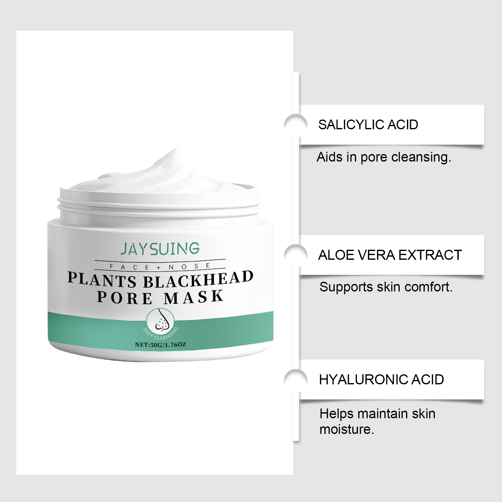 Pore Cleanser Pore Cleaner Pur - Salicylic Acid Blackhead Remover recension och pris