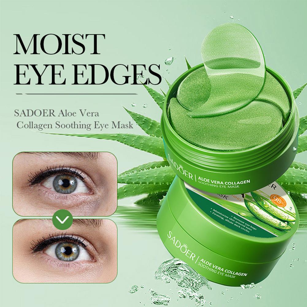 60pcs Aloe Vera Collagen Under - Collagen Under Eye Patches recension och pris