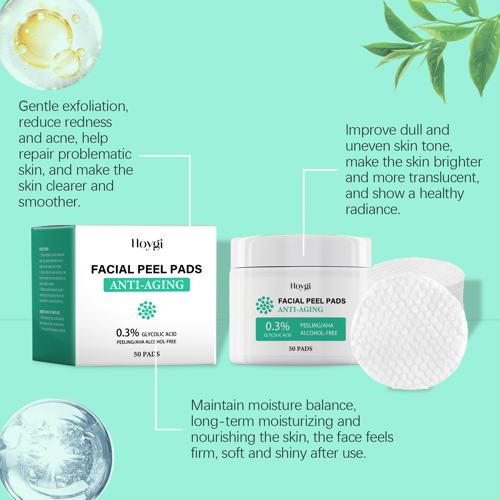 Salicylic Acid Cotton Pads Shr - Salicylic Acid Blackhead Remover recension och pris