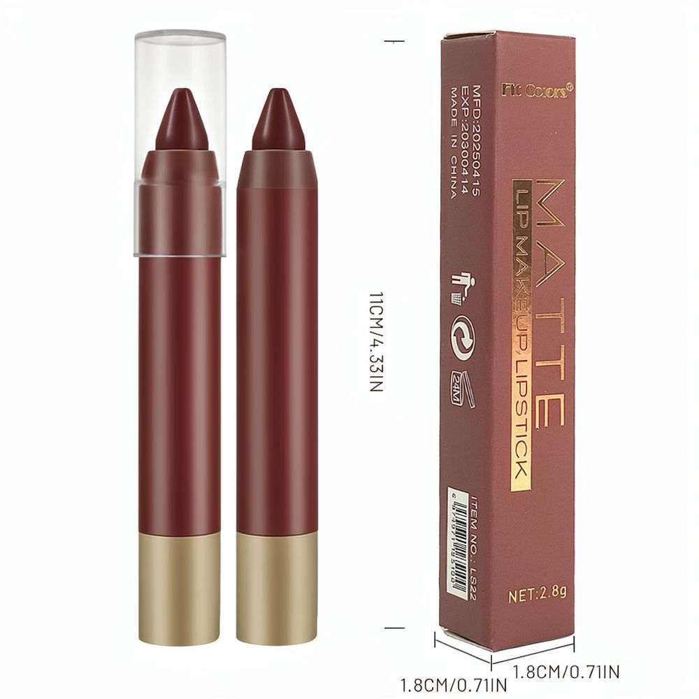 For Fit Colors Matte Lipstick  - Matte Velvet Lip Tint Long Lasting recension och pris