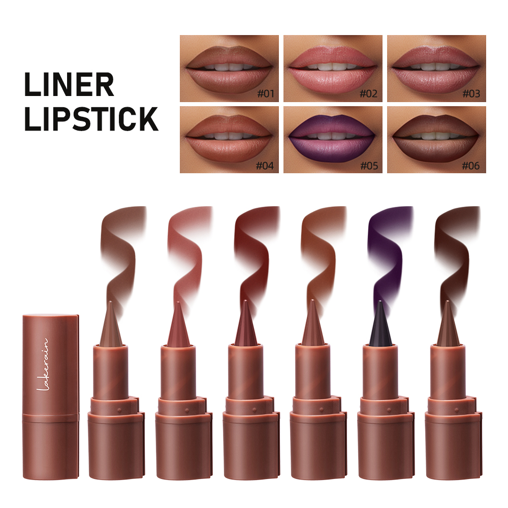 Lakerain Lip Liner Matte Black - Matte Velvet Lip Tint Long Lasting recension och pris